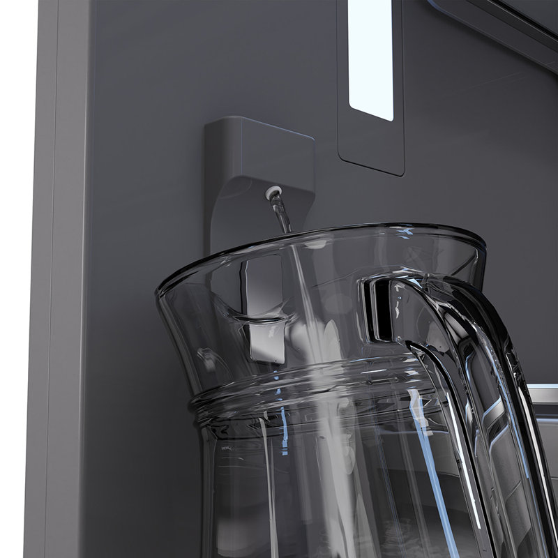 ZLINE Autograph 60 in. Built-In Refrigerator w/ Gray Interior and Polished Gold Helix Handles, Gold