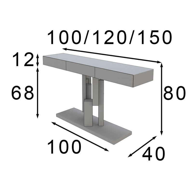 Imperium Console R21-100, 32" H x 50" W x 20" D