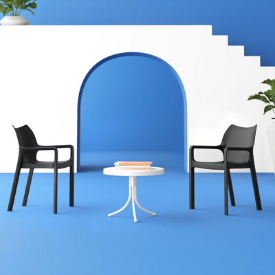 Chaise de patio empilable Adrian