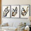 ANIMALS Series CECXLIX - Impression encadrée sur mesure de qualité supérieure - 3 pièces-2097552984