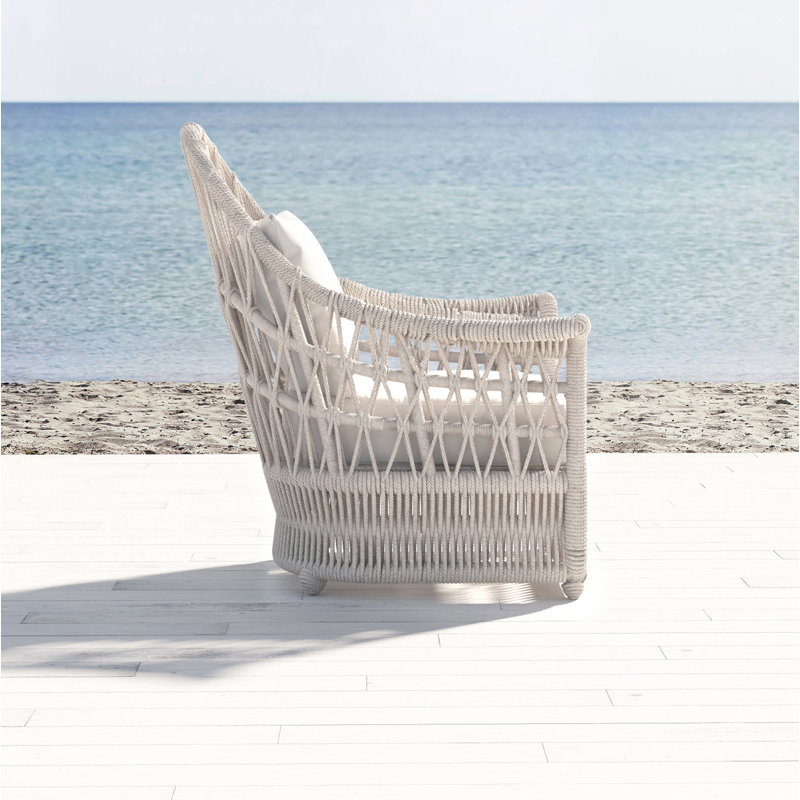 Dana Outdoor Lounge Chair, Canvas Skyline Sunbrella®