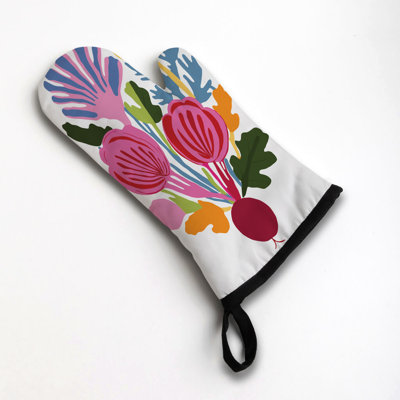Fluid Petals Oven Mitt Cotton Twill