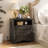 17 Inches Farmhouse Modern Nightstand With 2 Drawers And Built-In Outlets-826625104