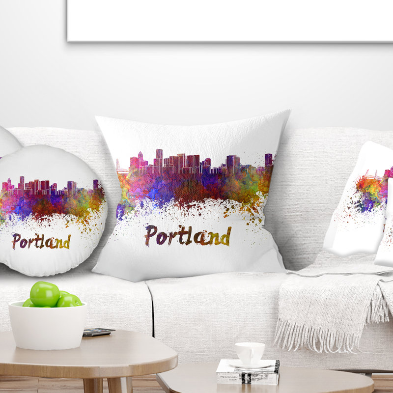 Coussin Portland, 16 po x 1 po, Coussin décoratif