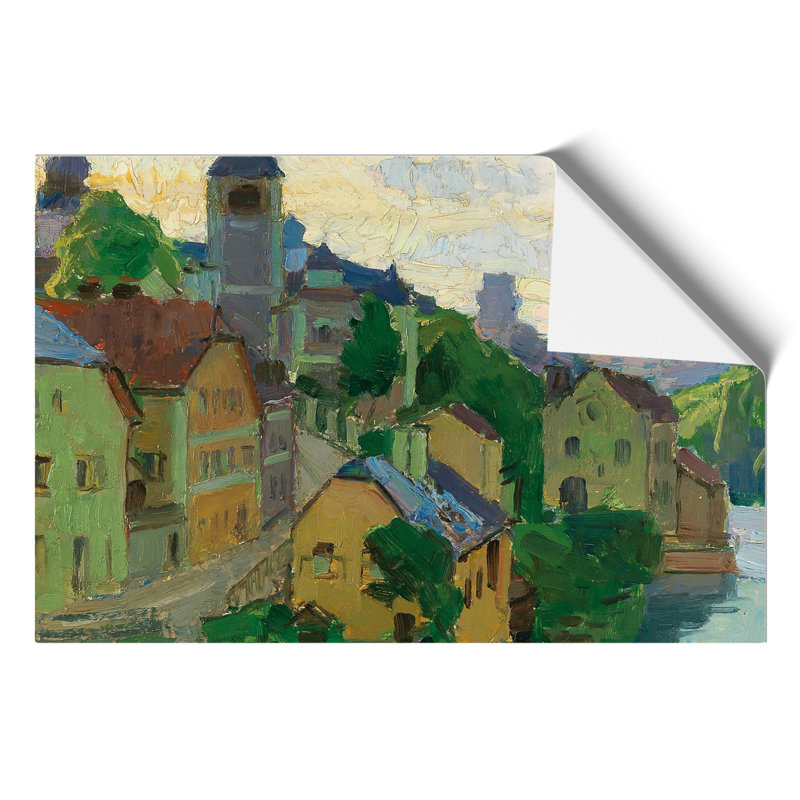 Waidhofen an Der Ybbs by Carl Moll - Frameless Print, 30cm H x 42cm W x 0.1cm D