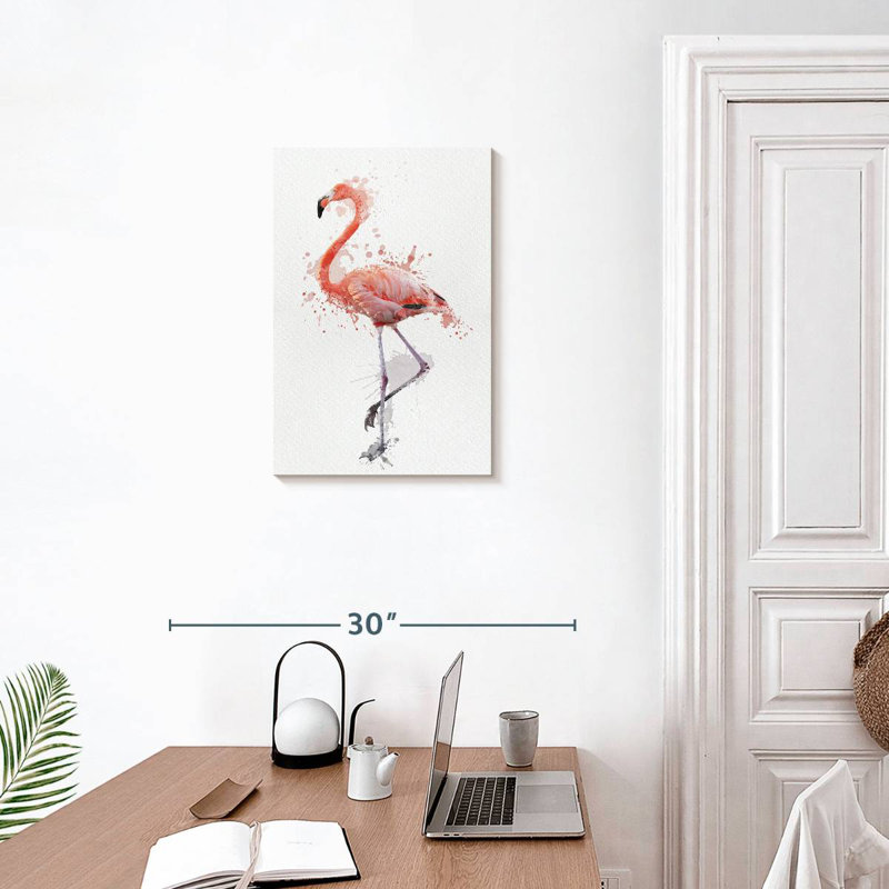 Flamant rose Brampt, H 24 po x l 16 po