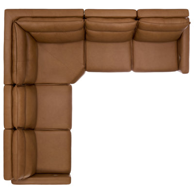 Canapé modulaire en cuir Gretel