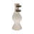 Glam Sculptural Vase with Curved Silhouette and Dual Wood Ring Accents Crafted from Pottery Ecomix Mango Wood and Natural Materials for Eye-Catching Modern Decorative Display-1753818443