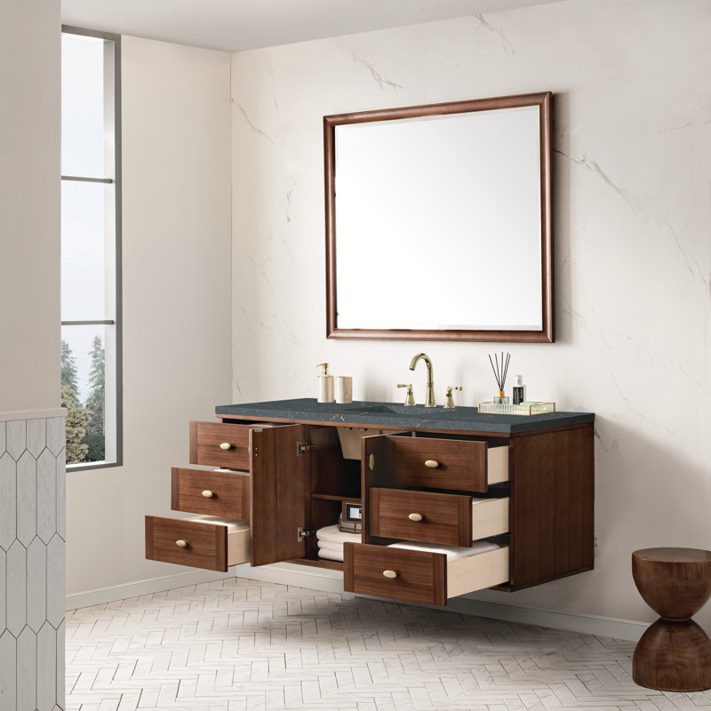 Amberly 60'' W Single Vanity, Siberian