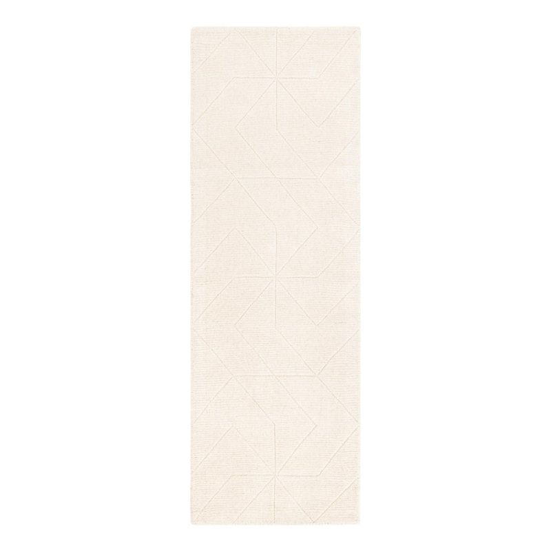 Cyndle Hand-Tufted Wool Geometric Area Rug, Runner 2' x 6'1"