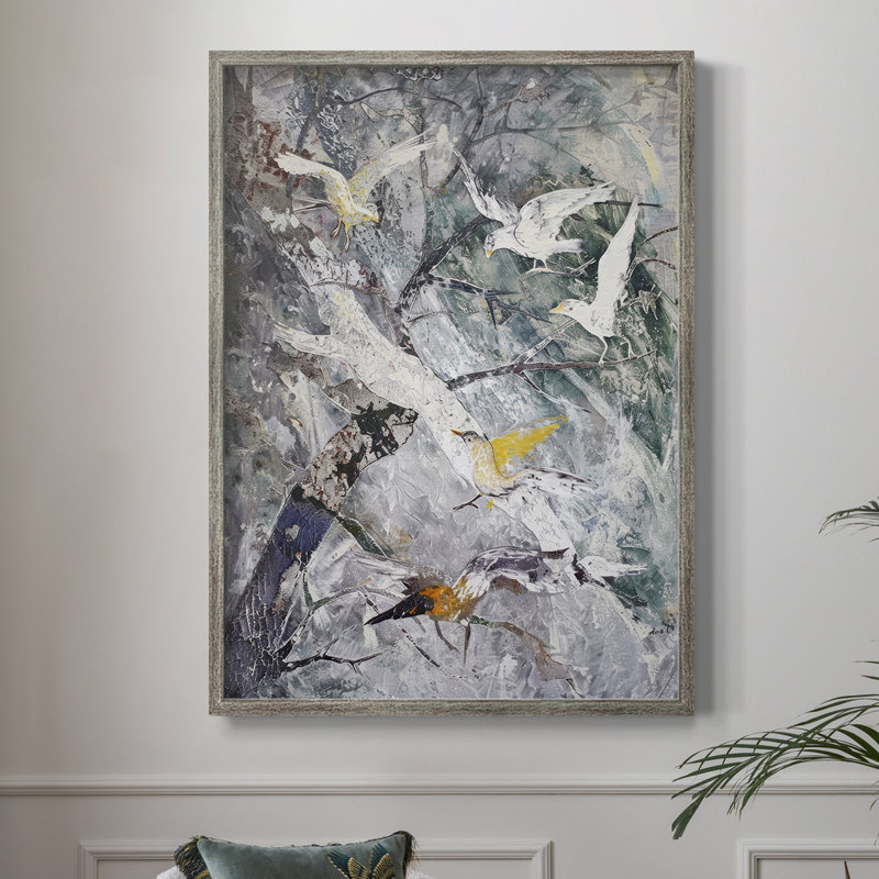 ANIMALS Series XVII, reproduction encadrée - bois massif, H 11 po x l 9 po
