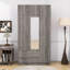 Armoire autoportante élégante avec miroir pleine longueur, tiroir verrouillable et armoire supérieure Mhapankar-1525130843