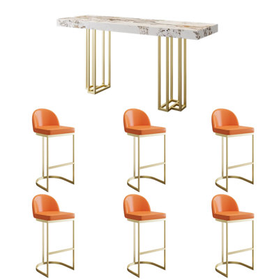 Leisure one simple bar table and chair