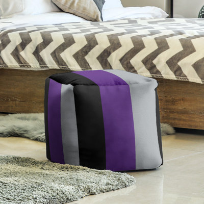 Upholstered Polyester Blend Cube