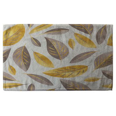 Cotton Floral Waffle Tea Towel Kitchen Towel