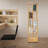  6-Tier Mobile 360 Degree Rotating Bamboo Bookshelf with Wheels-1307076536