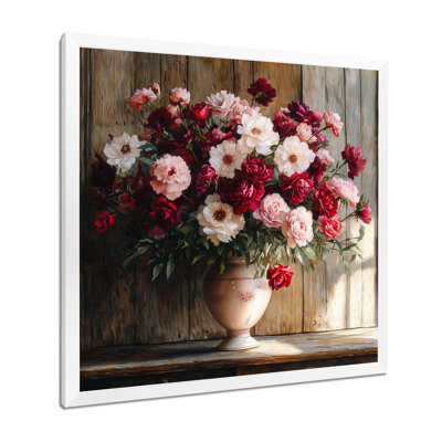 «Rustic Romance Bouquet Of Roses II», art mural assorti