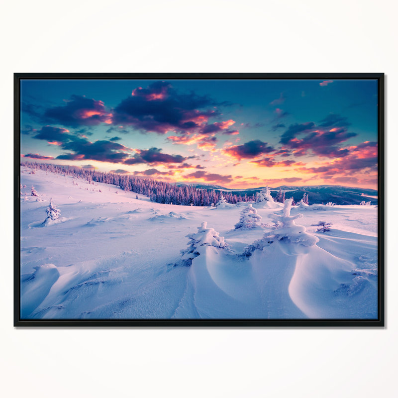 «Winter», reproduction de photo sur toile tendue encadrée, H 30 po x l 40 po x P 1,5 po