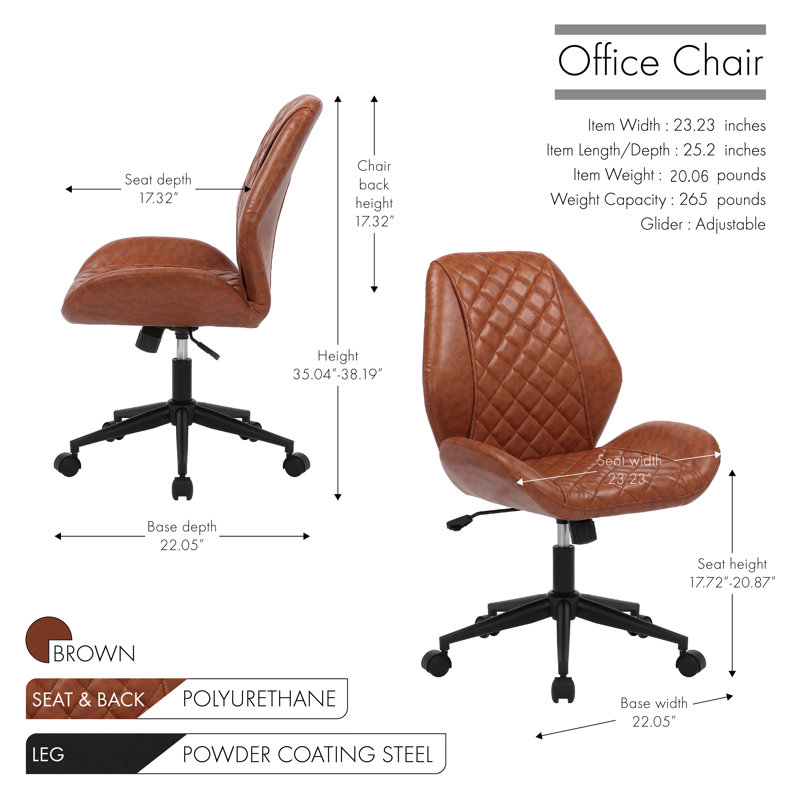 Task Chair, Brown