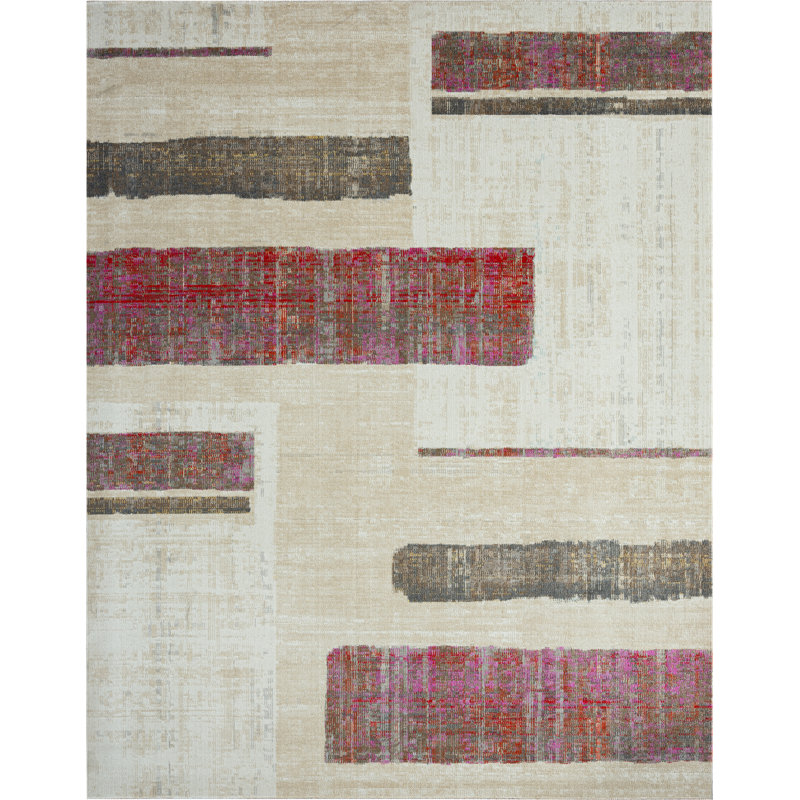 Geometric Indoor / Outdoor Rug, Rectangle 8'7" x 11'6"
