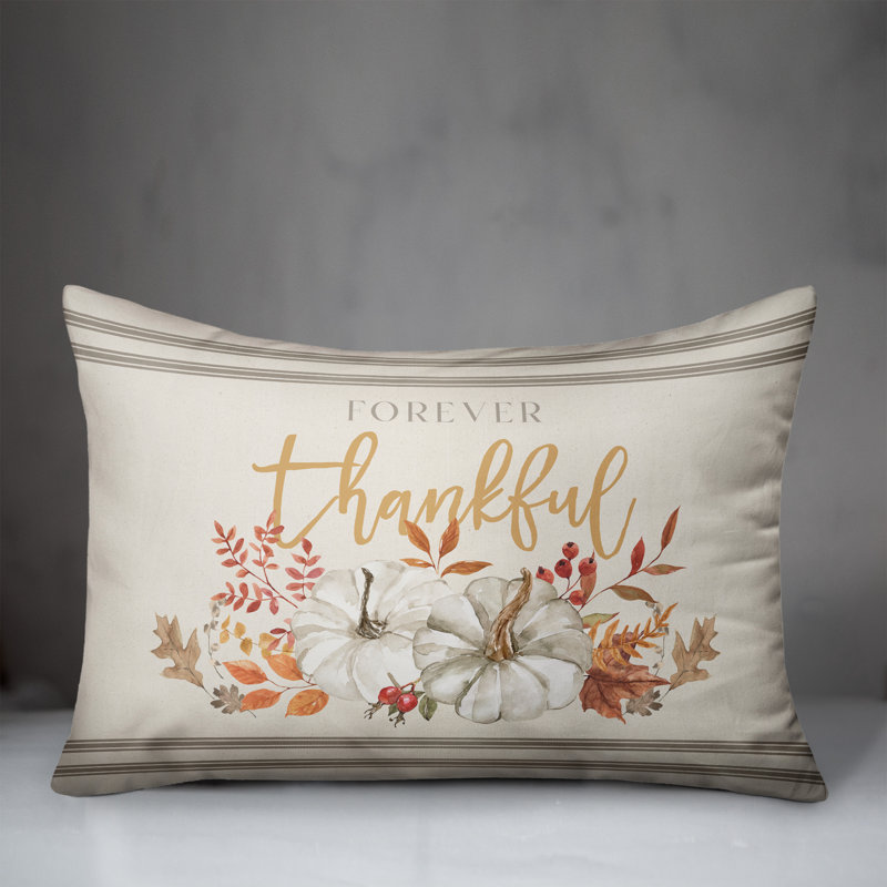 Forever Thankful Lumbar Pillow