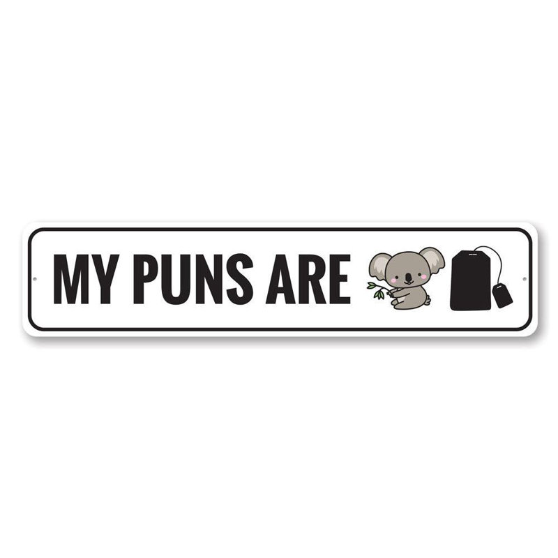 Plaque en aluminium Koala, H 6 po x l 24 po x P 0,06 po