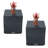 Square Concrete Outdoor Side Table Set