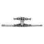 Carpe Diem 836838-24 Acanthus Platinum leave large knob w/ rope large back plate Romanesque style   in Platinum-635197117