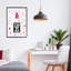 Giclée encadrée «Think Pink», par Martina Pavlova-659364307-659364304
