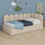 Twin Velvet Corner Daybed Sofa Bed – Hydraulic Storage Frame, Metal Slat Support, No Box Spring Required-494792716