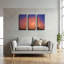 « Brouillard matinal aux Arches - Parc national des Arches » par Darren White, triptyque mural, 91,4 cm x 61 cm-2131571860