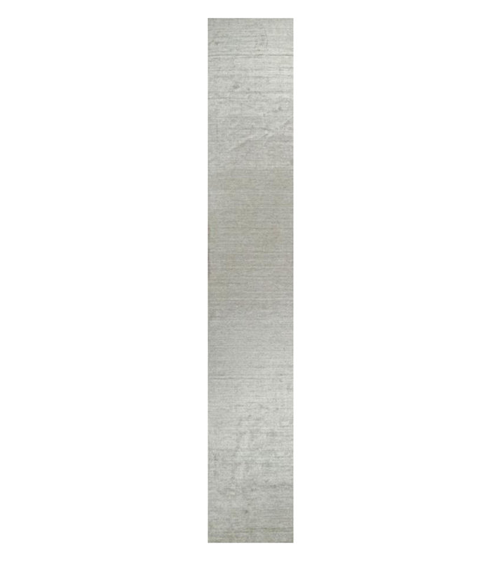 One-of-a-Kind 3x18 Hand Knotted Area Rug
