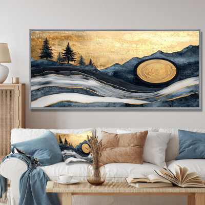 Émeraude et rivière de cristal dans la forêt IV - art mural forêt
