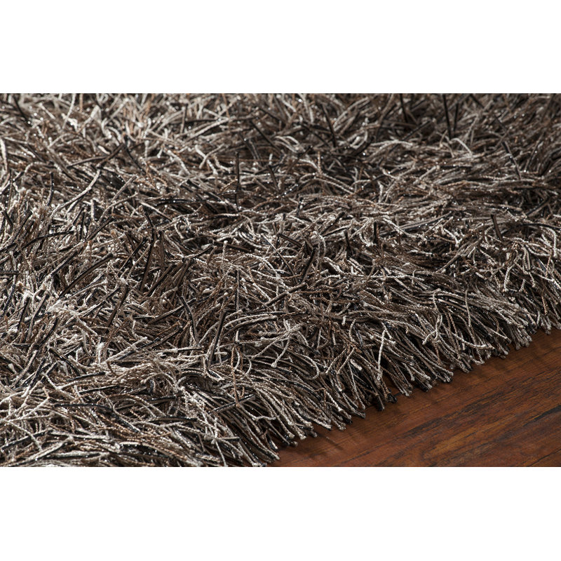 Remer Performance Abstract Indoor Rug, Rectangle 5' x 7'6" , Brown