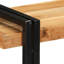  Tablette murale grain de bois naturel, bois d'acacia massif, fer moyen-1380578226