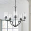 Lustre classique 5 lumières à abat-jour Achen-1003138998