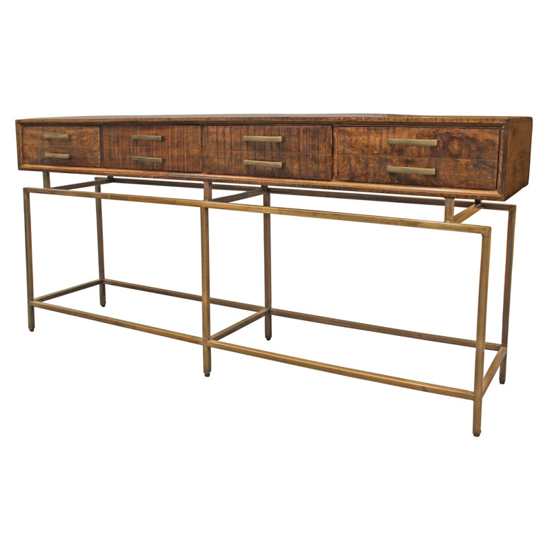Console 4 tiroirs Goldbust