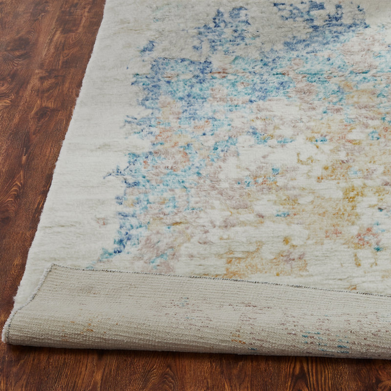 Gilbertina Wool Abstract Area Rug, Rectangle 2' x 3'