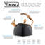 Viking 2.6-Quart Stainless Steel Kettle with 3-Ply Base-389157798