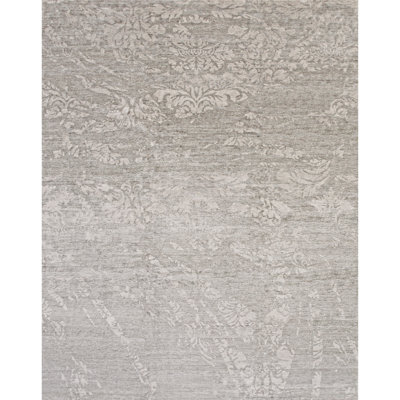 Hand-Knotted GREY Area Rug