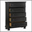 Mobilier de chambre à coucher décontracté style transitionnel 1pc