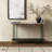Macklyn Oval Marble Top Console Table