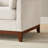 Chenille Accent Chair With Solid Rubberwood Legs-125004289