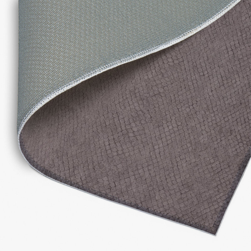 Tapis gris intérieur et extérieur Trellis, Rectangle 4pi x 6 pi