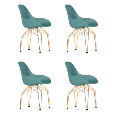 Chaises en diamant (ensemble de 4)