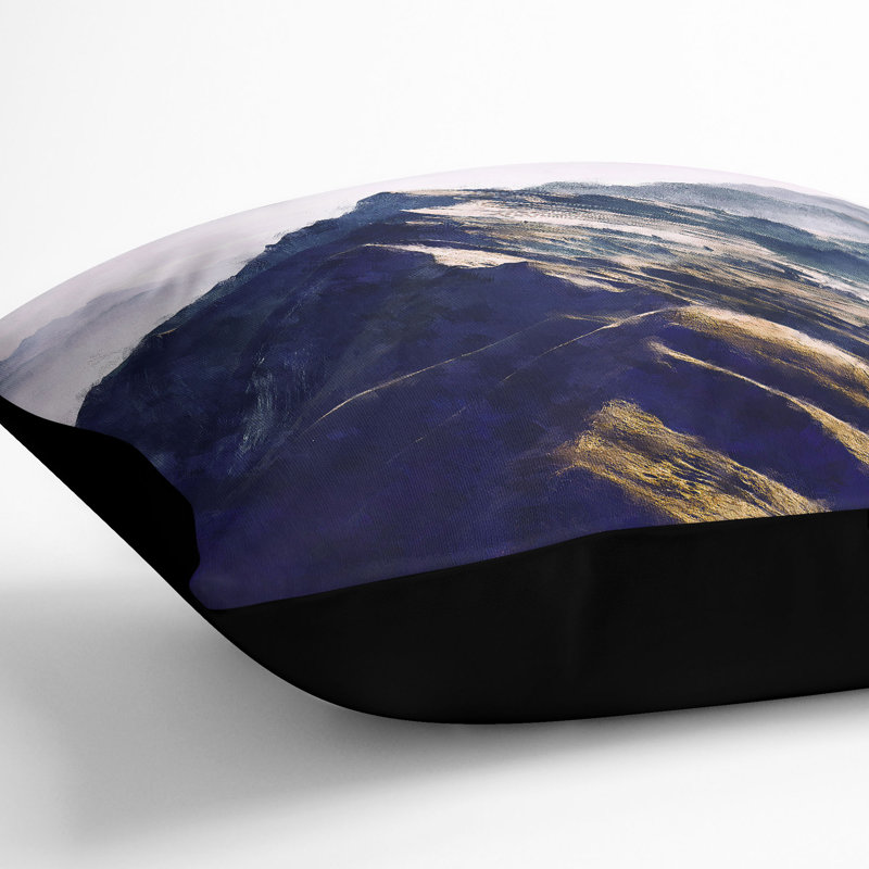 Square Throw Cushion, 40cm H x 40cm W x 15cm D, Black