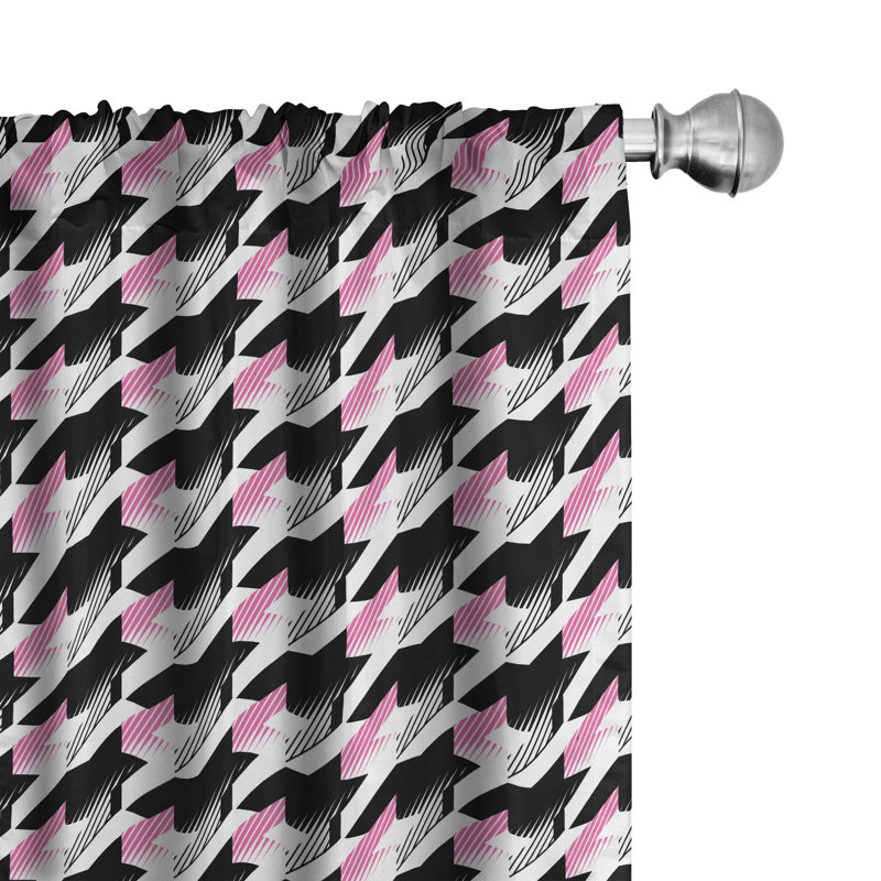 Rideaux 4 panneaux East Urban Home, L 56 po x L 63 po