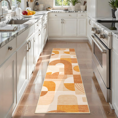 Tapis lavable à la machine Boho
