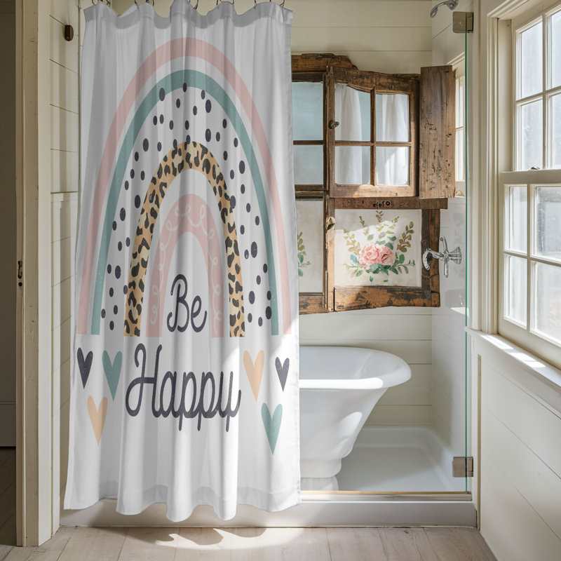 Rideau de douche 1 pièce Boho Dream, H 74 po x l 40 po