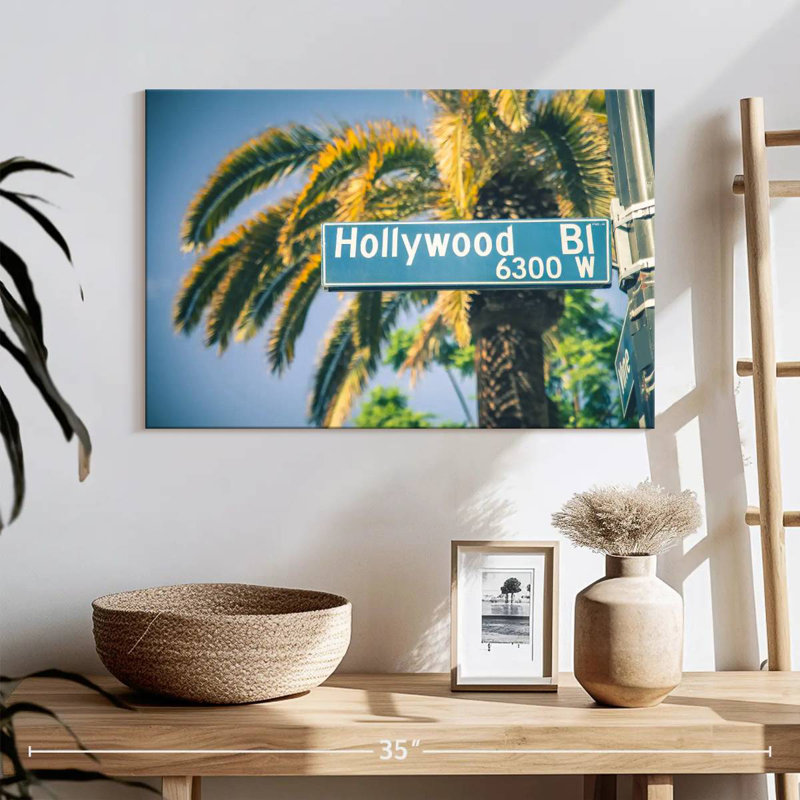 Plaque de rue Sireci Hollywood, H 32 po x l 48 po